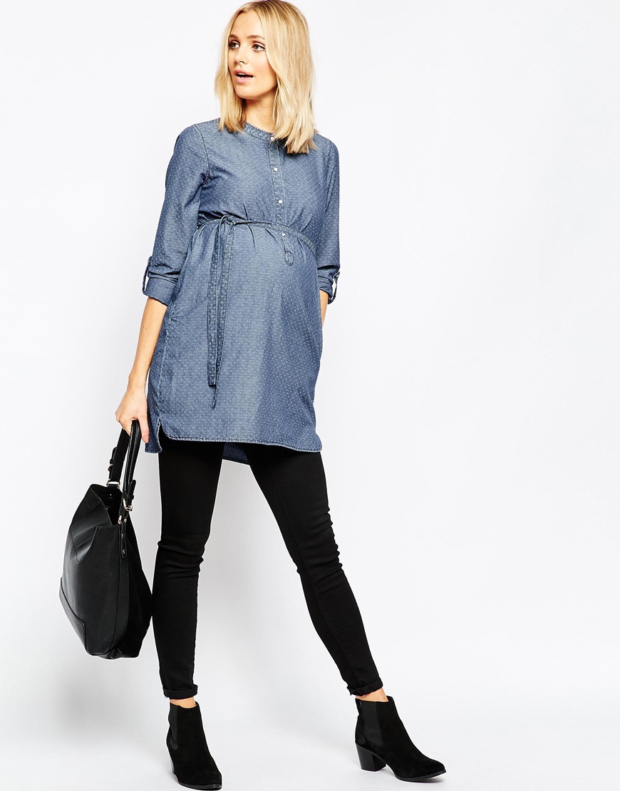 Maternity Denim Tunic from ASOS