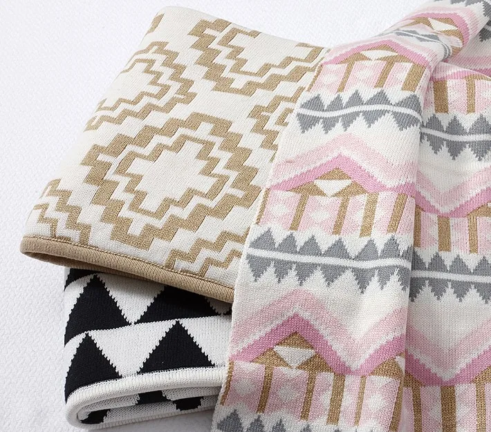 Emily & Meritt Patterned Stroller Blankets