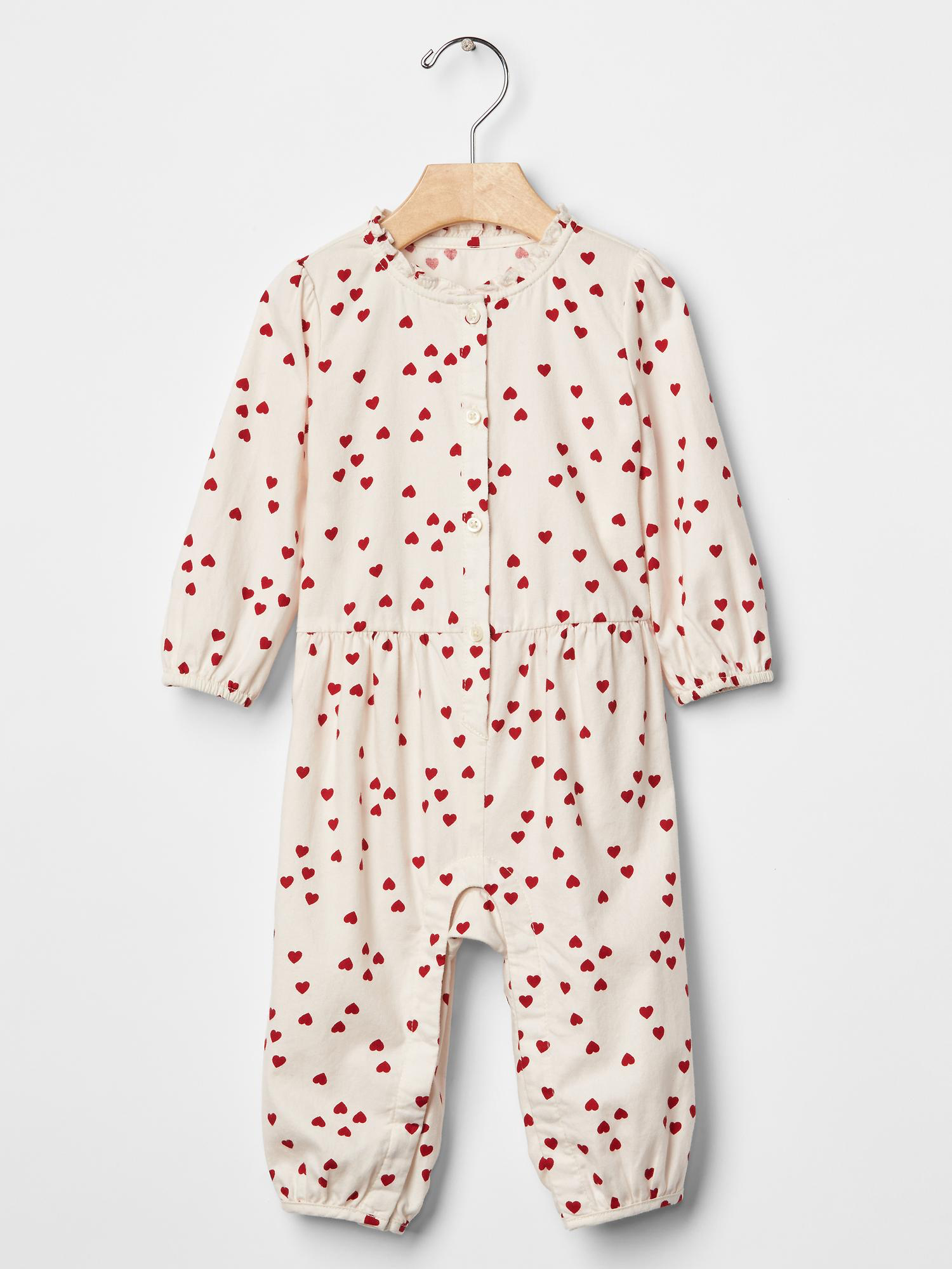 Heart Print One-Piece from Gap