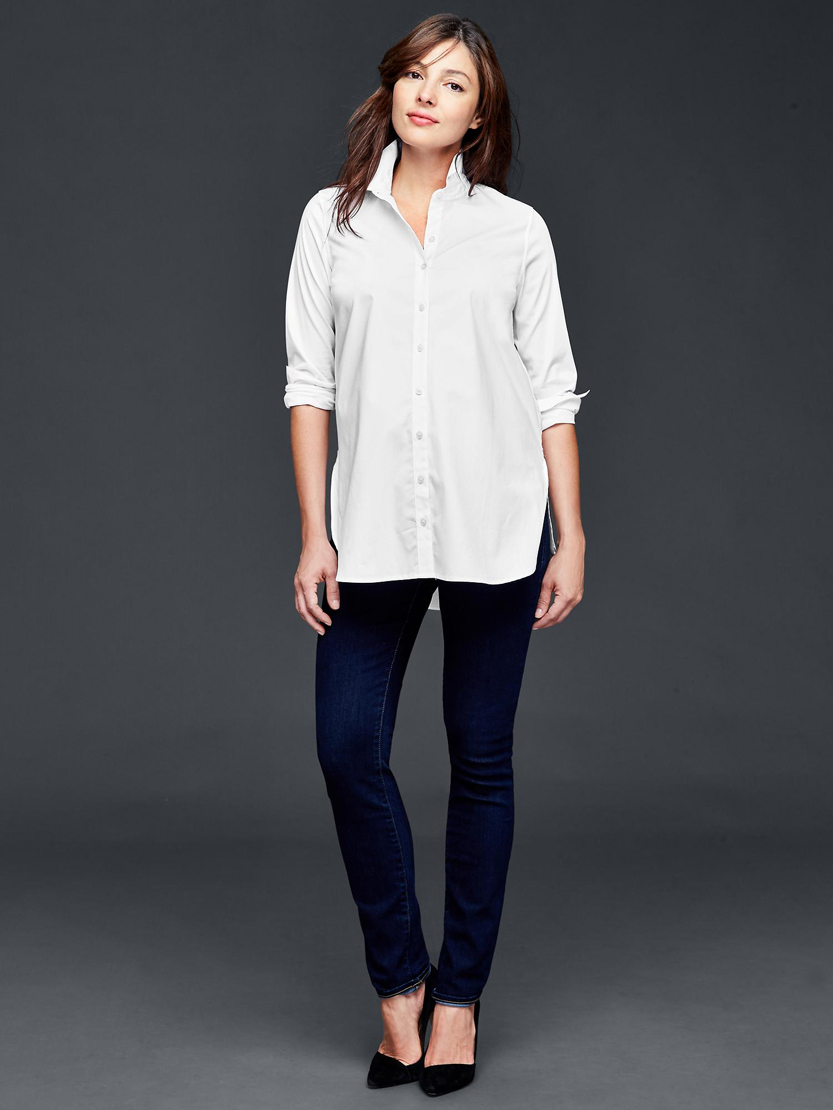 Tailored Poplin Maternity Tunic from Gap