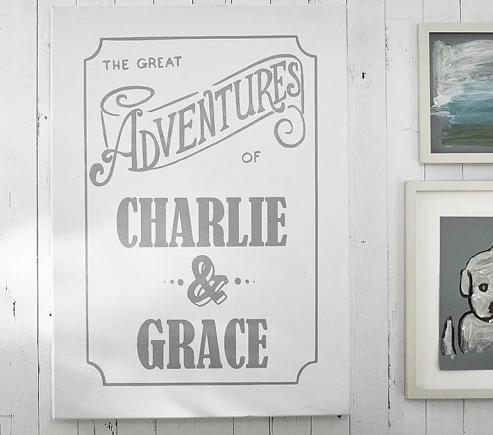Great Adventures Personalized Art from Pottery Barn Kids