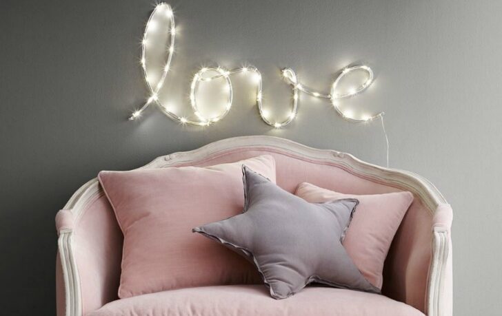 Love Lighted Wall Decor from RH Baby & Child