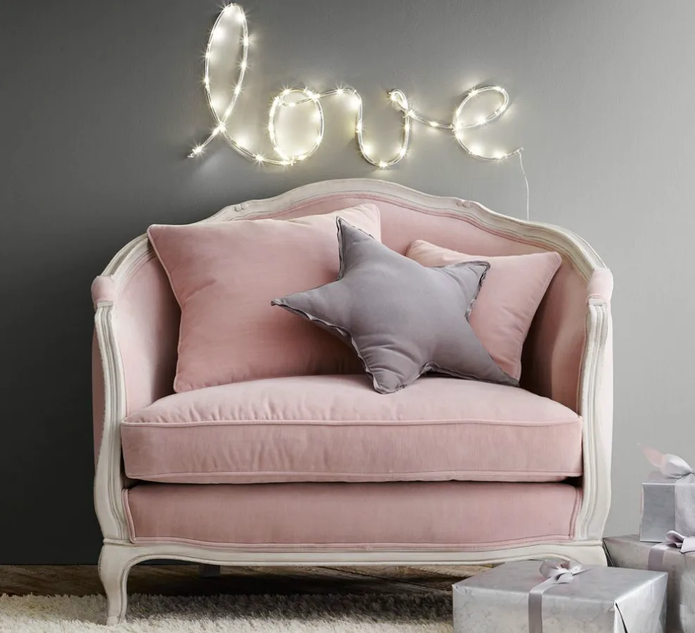 Love Lighted Wall Decor from RH Baby & Child