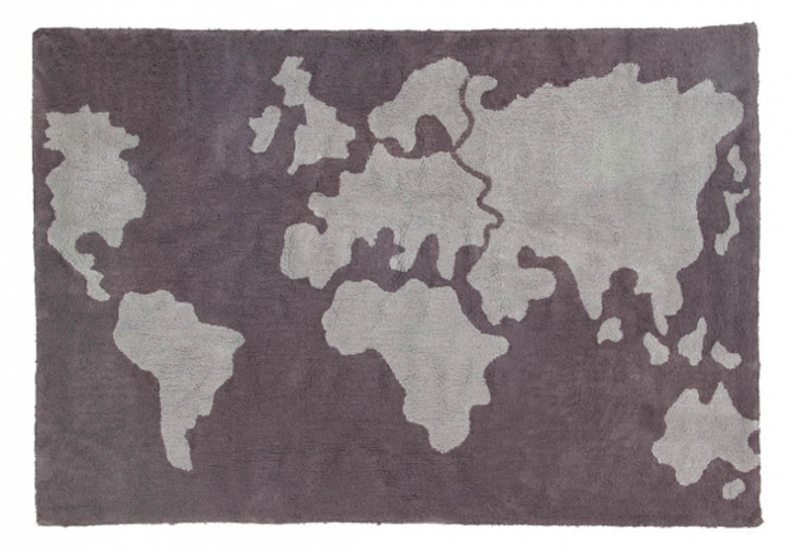 World Map Rug