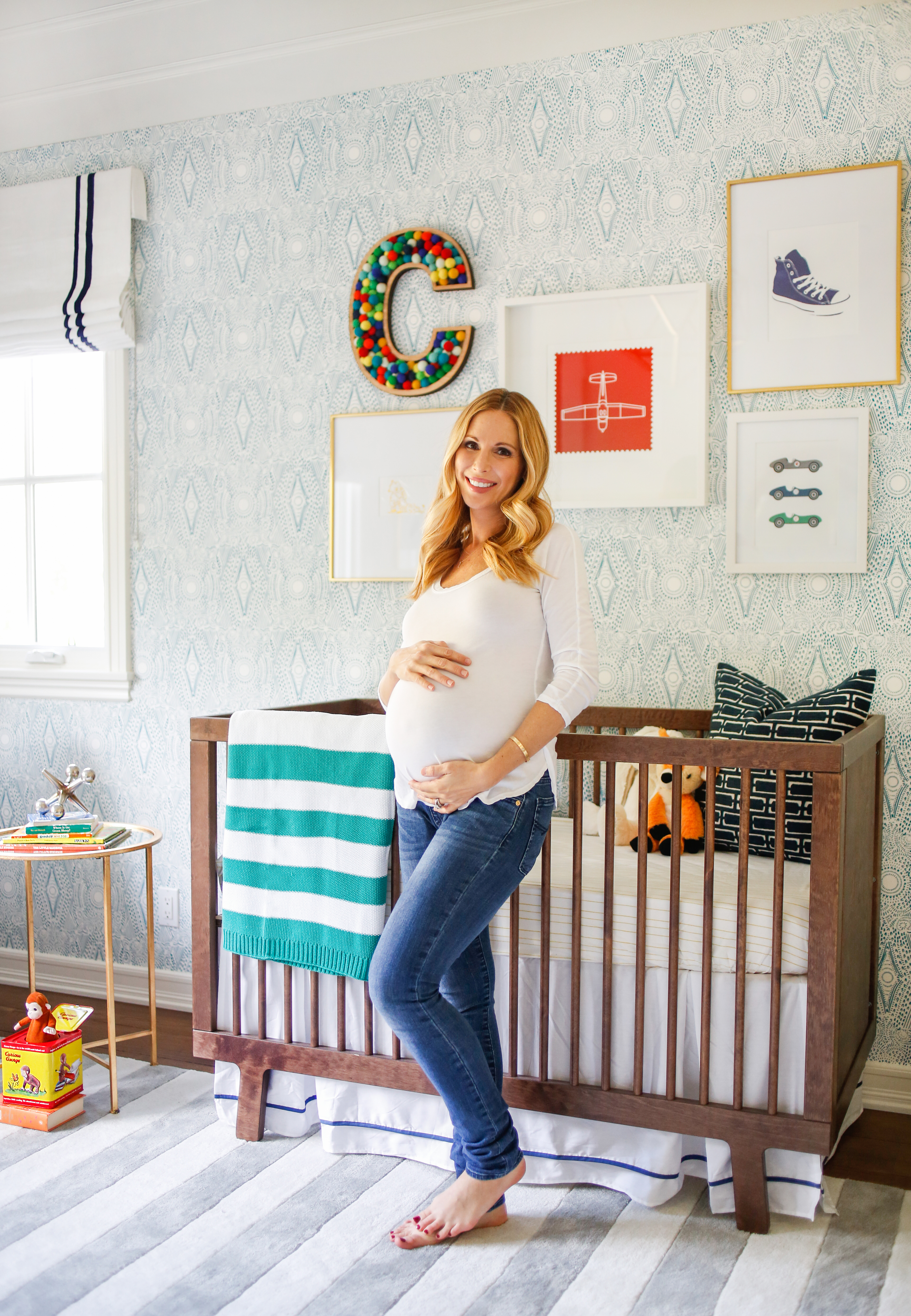 What's Up Moms? Brooke Mahan in Son's Nursery