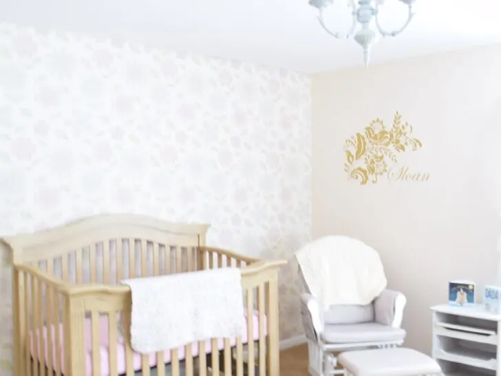 Floral and Gold Nursery