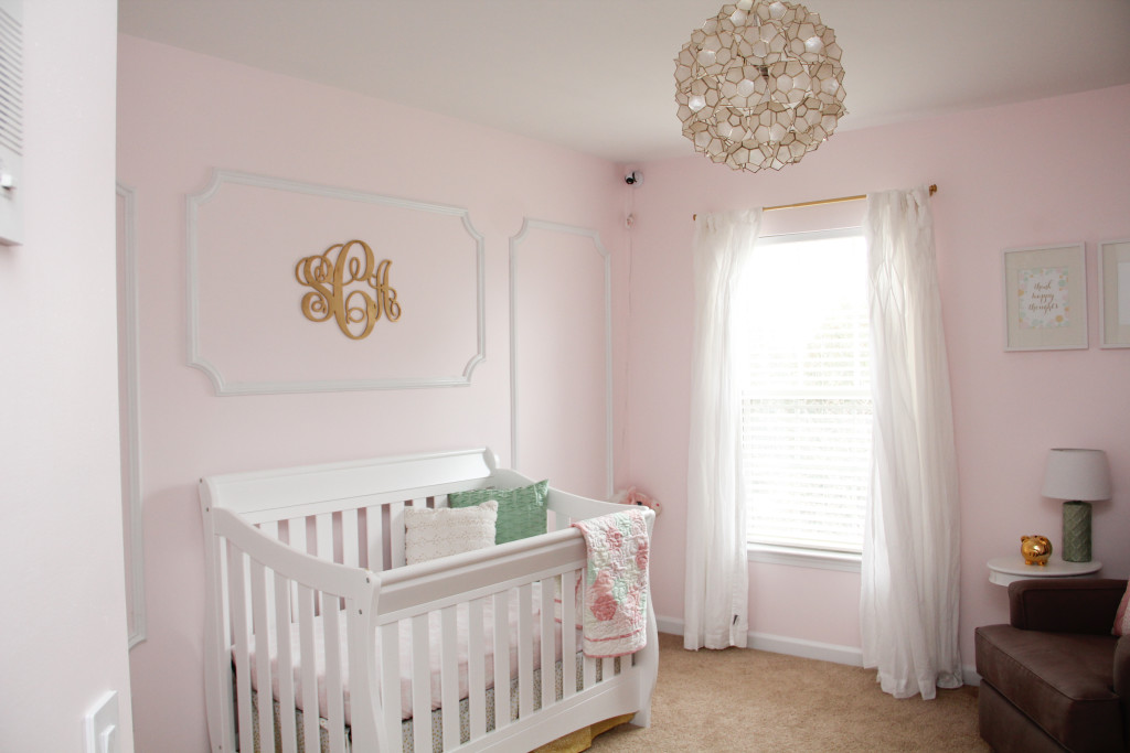 Pink and Gold Nursery