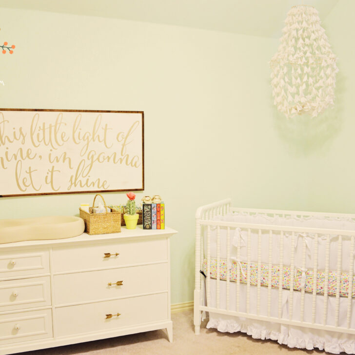 Mint and Gold Soothing Nursery