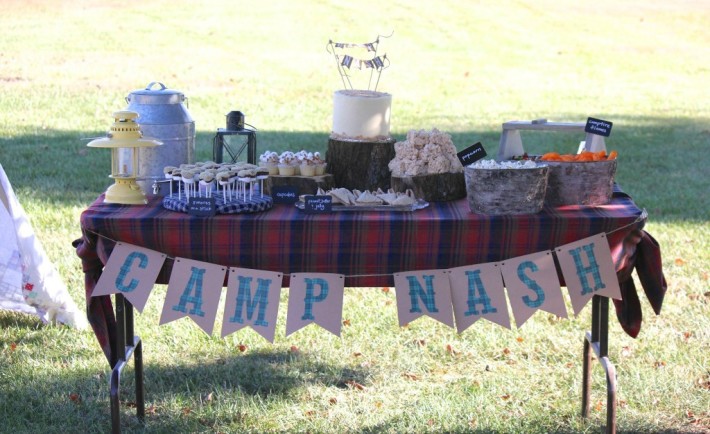Camping-Themed First Birthday Party - Project Nursery