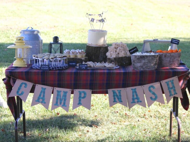 Camping-Themed First Birthday Party - Project Nursery