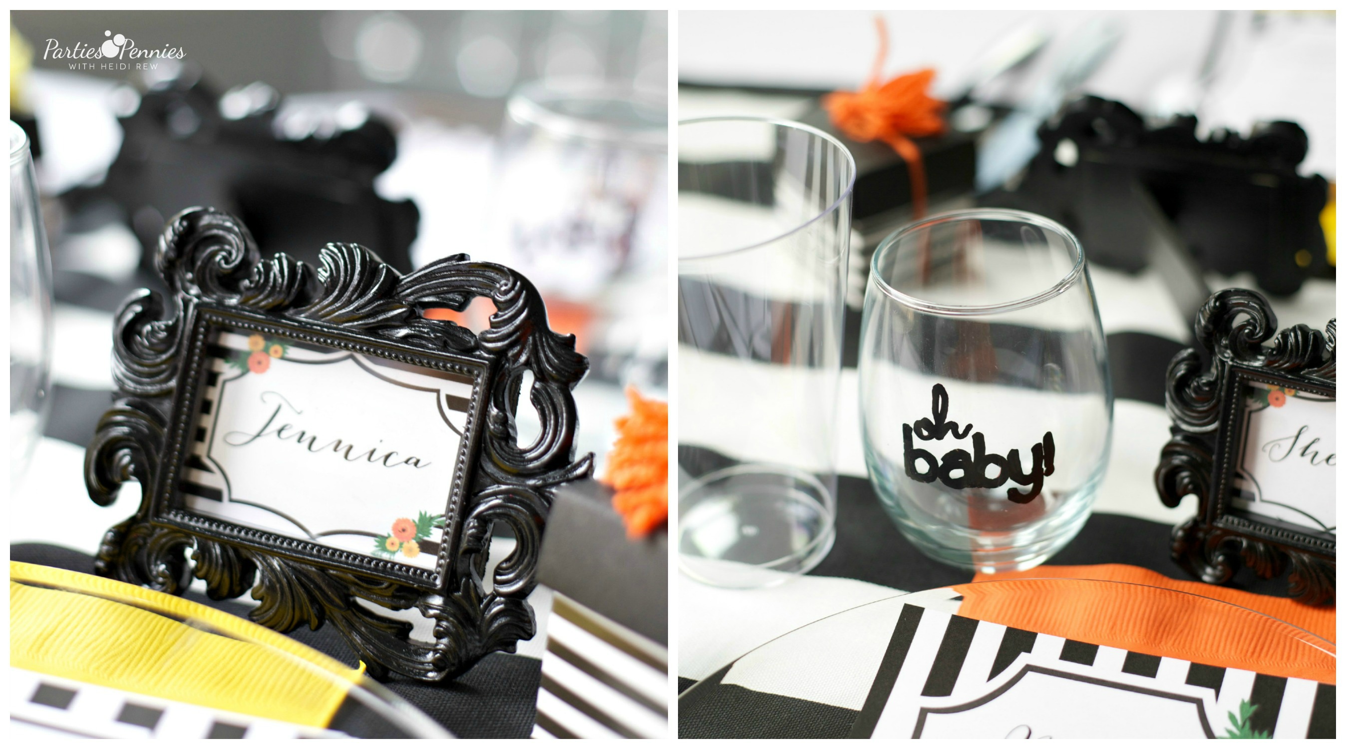 Mamas & Mocktails Baby Shower by PartiesforPennies.com