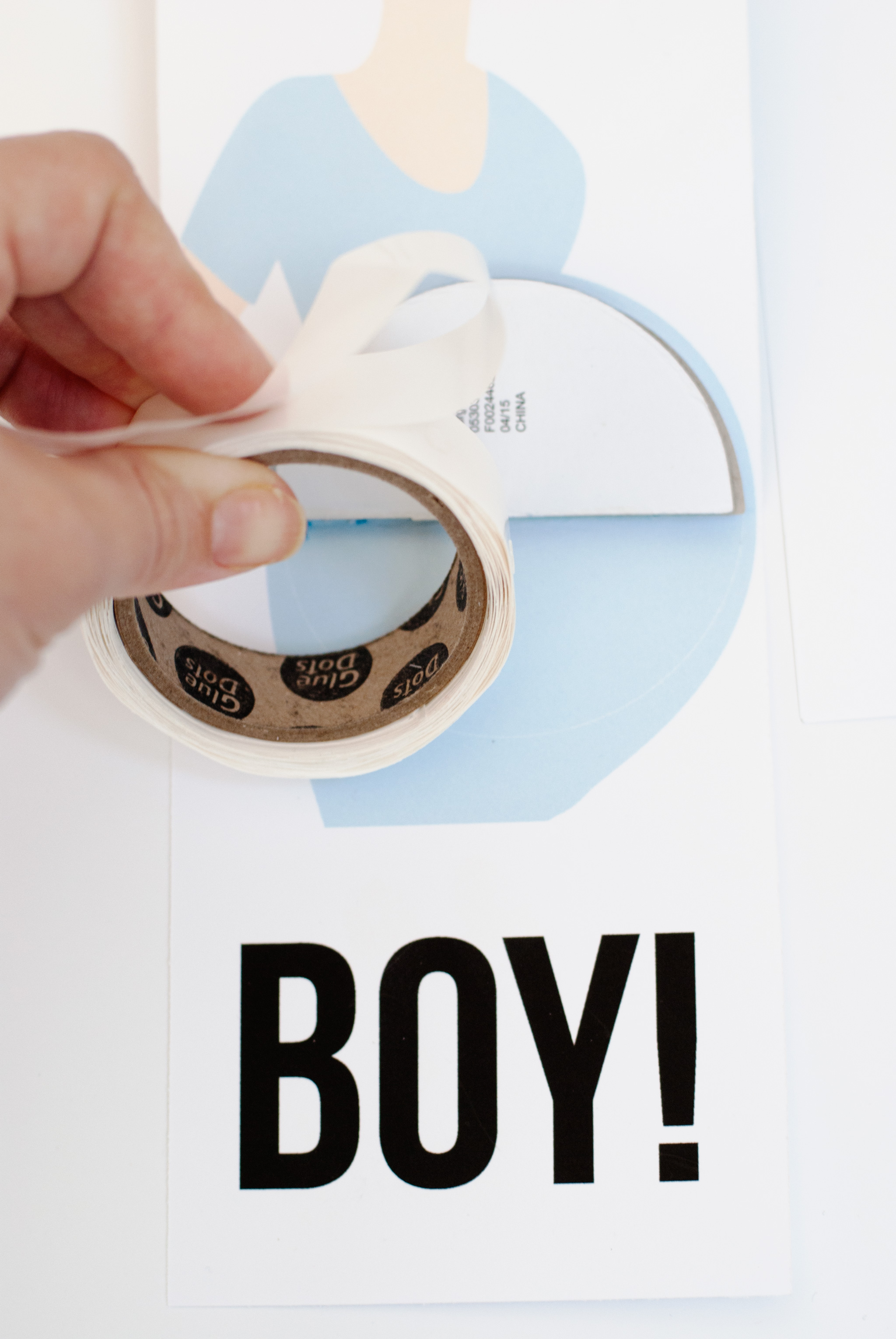 DIY Pop-Up Gender Reveal Cards