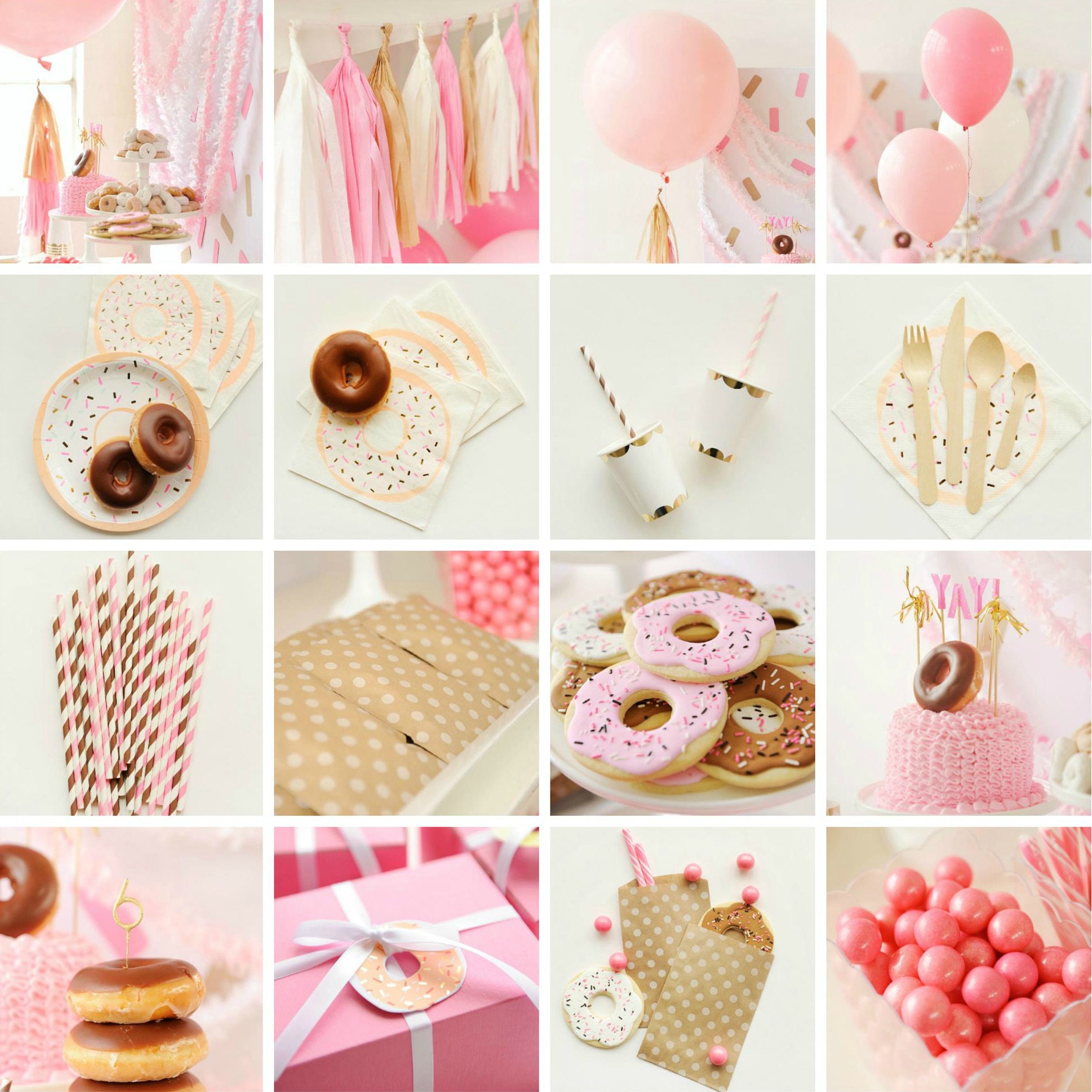 Donut-Themed Party Supplies