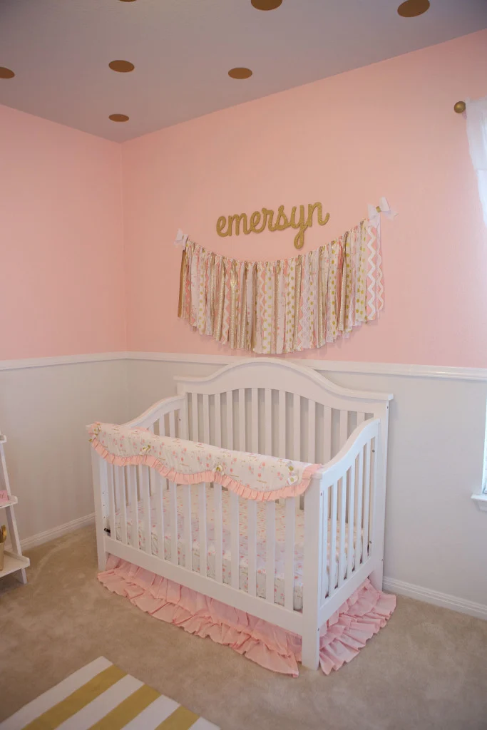 Feminine Pink and Gold Nursery - Project Nursery