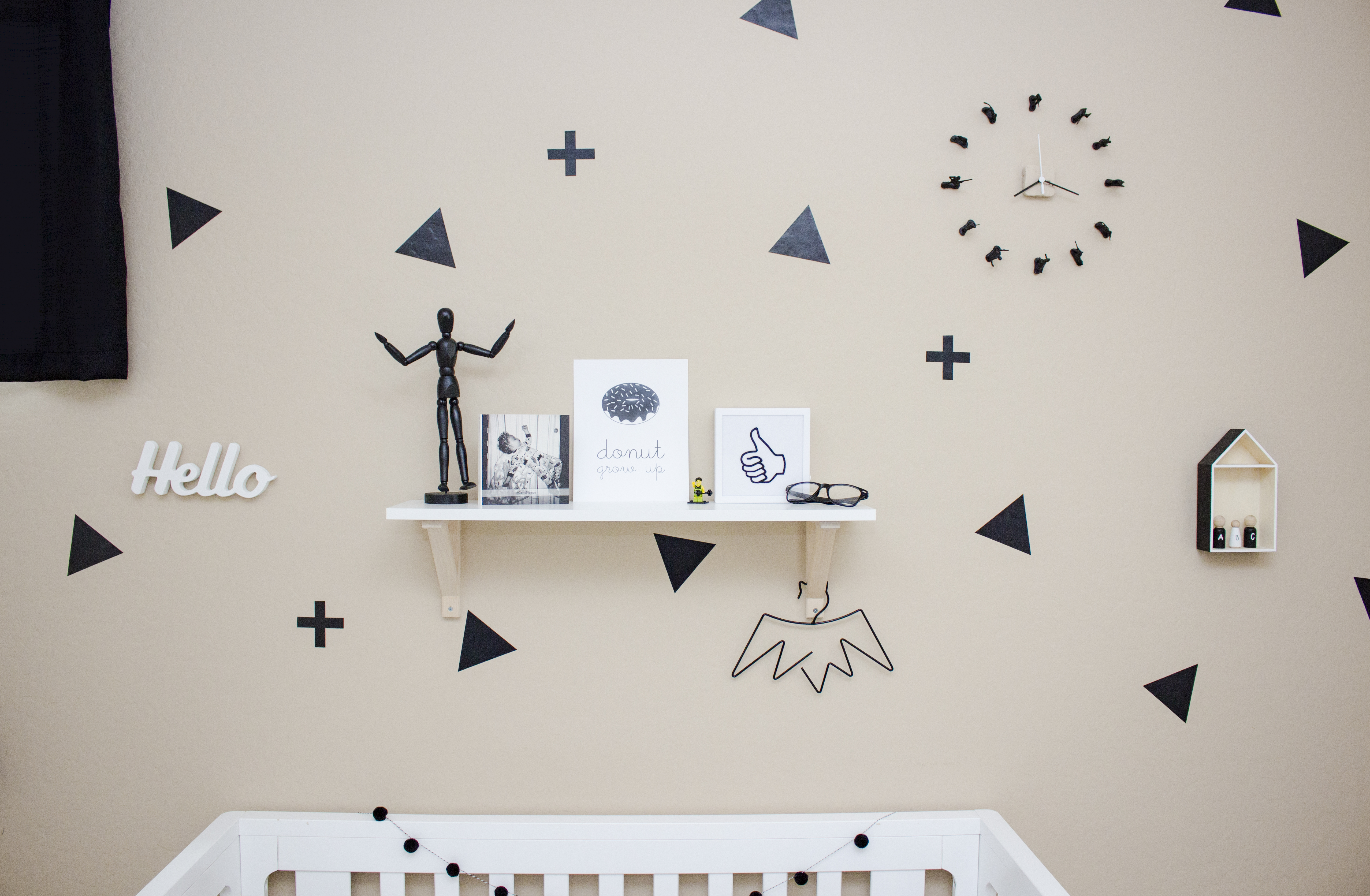 Instagram-Inspired Monochrome Toddler Room