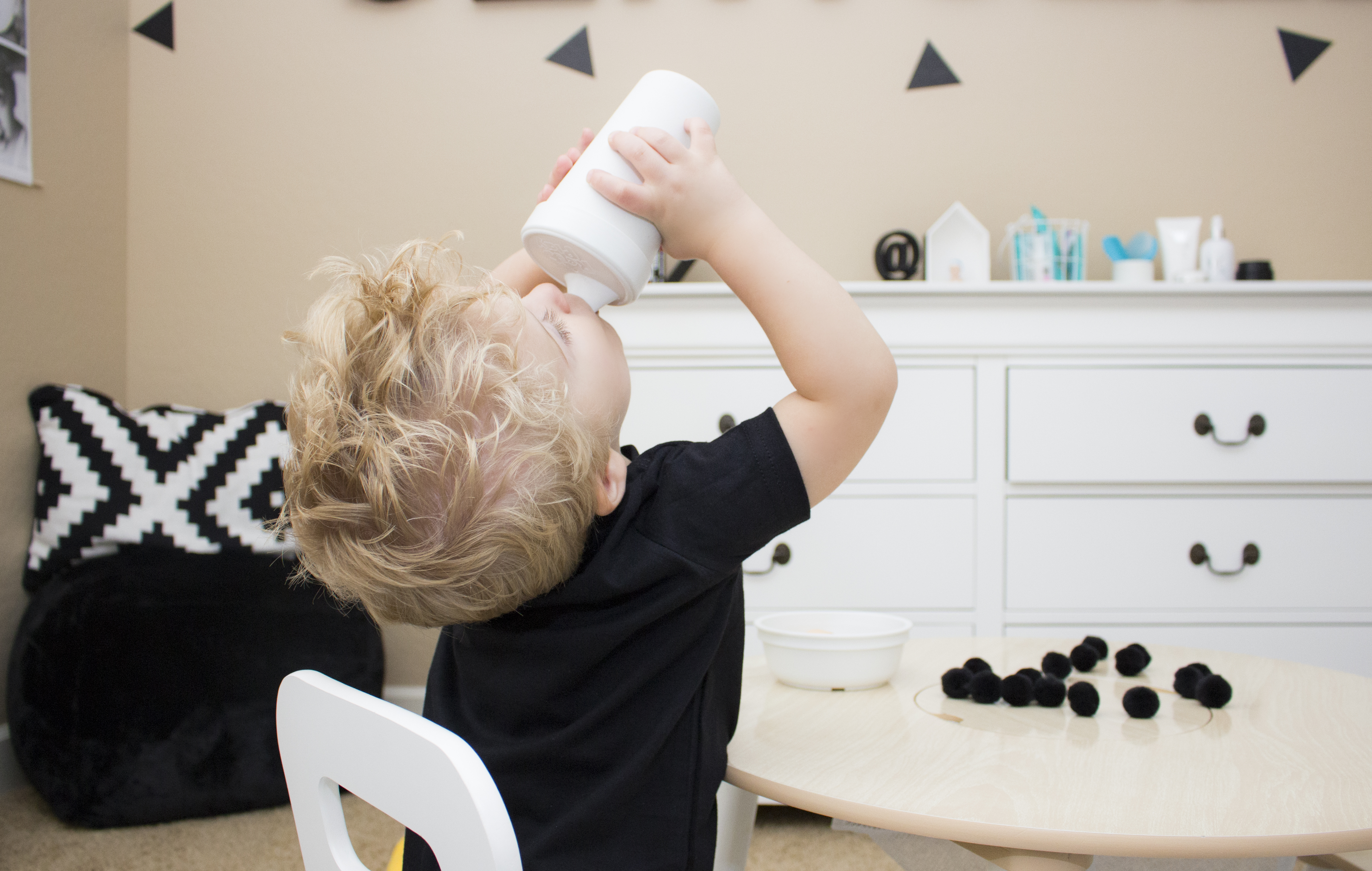 Instagram-Inspired Monochrome Toddler Room