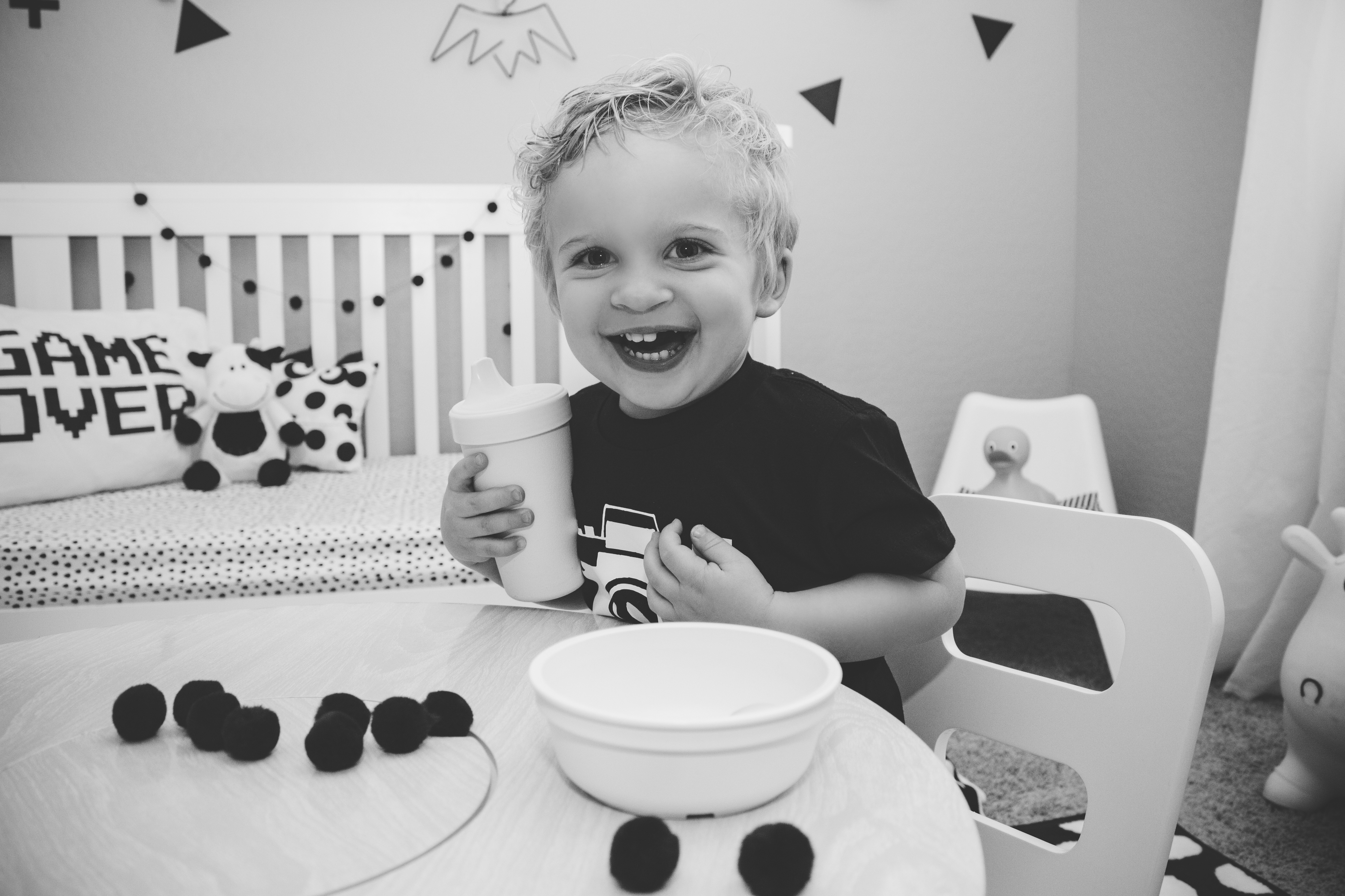Instagram-Inspired Monochrome Toddler Room