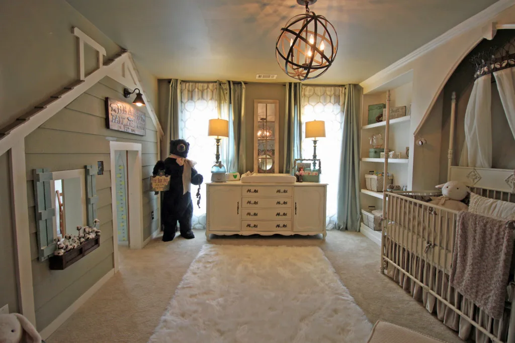 Whimsical Nursery with Built-In Playhouse - Project Nursery