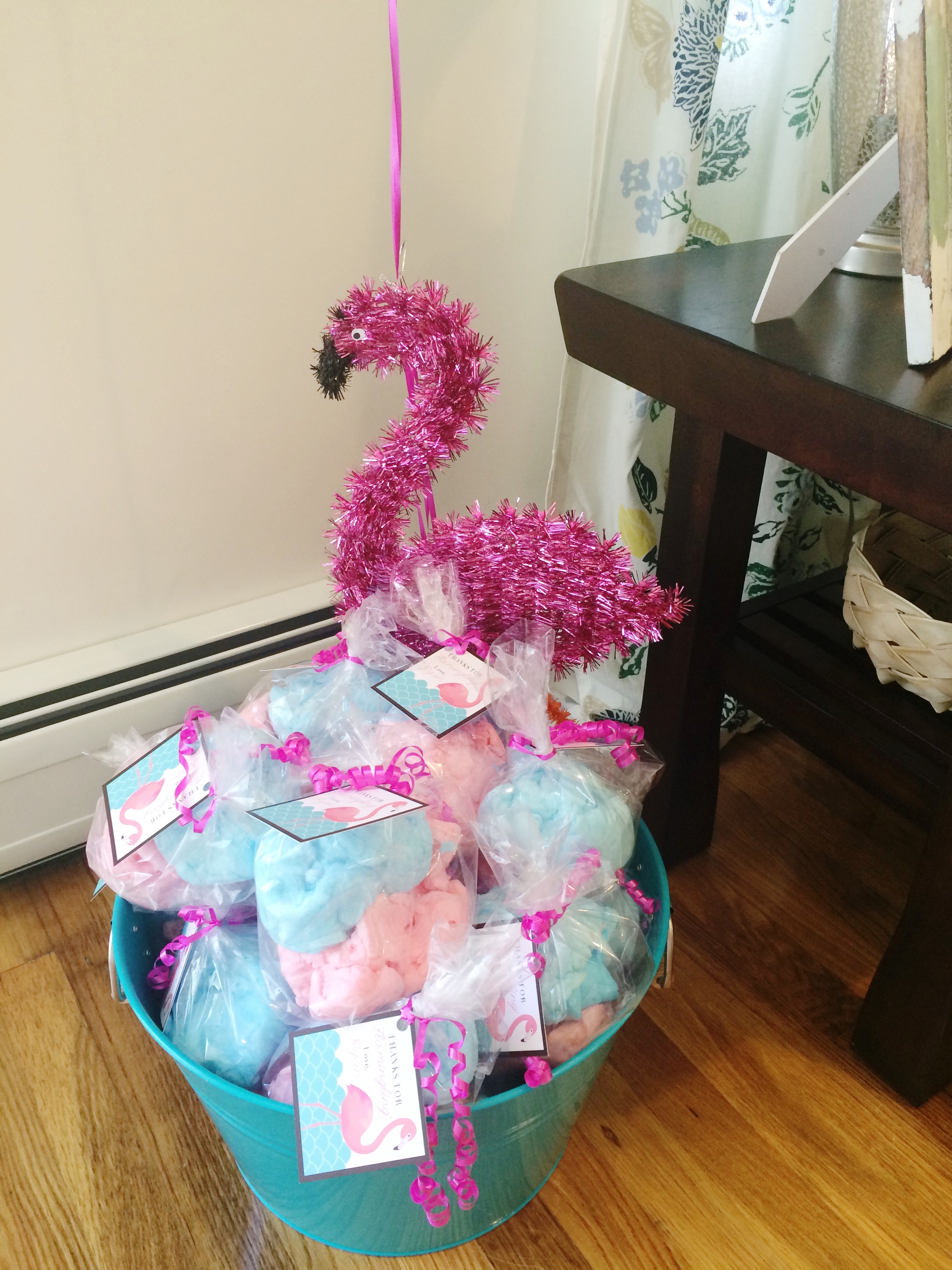 Flamingo Plush Easter Basket | Big Lots