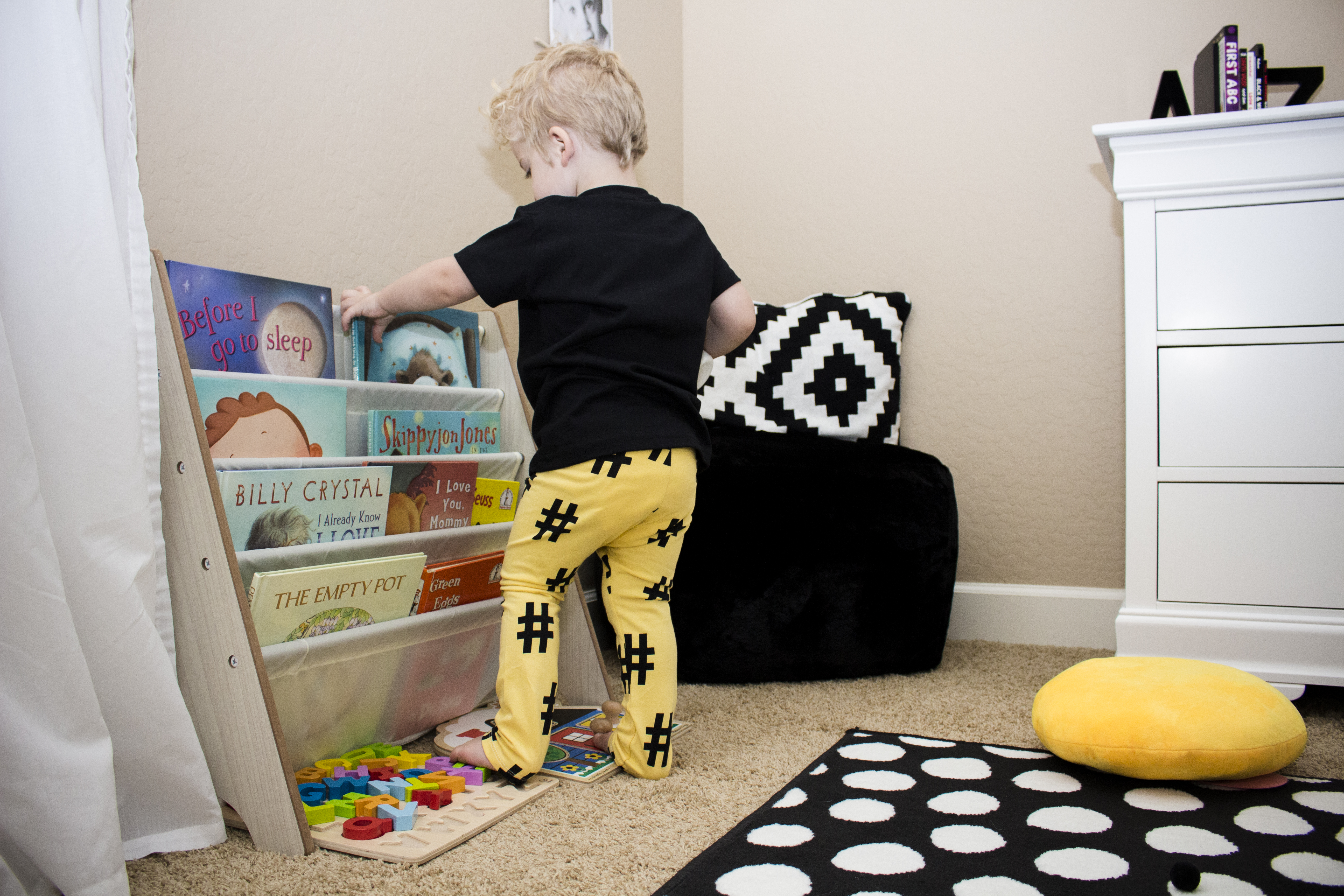 Instagram-Inspired Monochrome Toddler Room