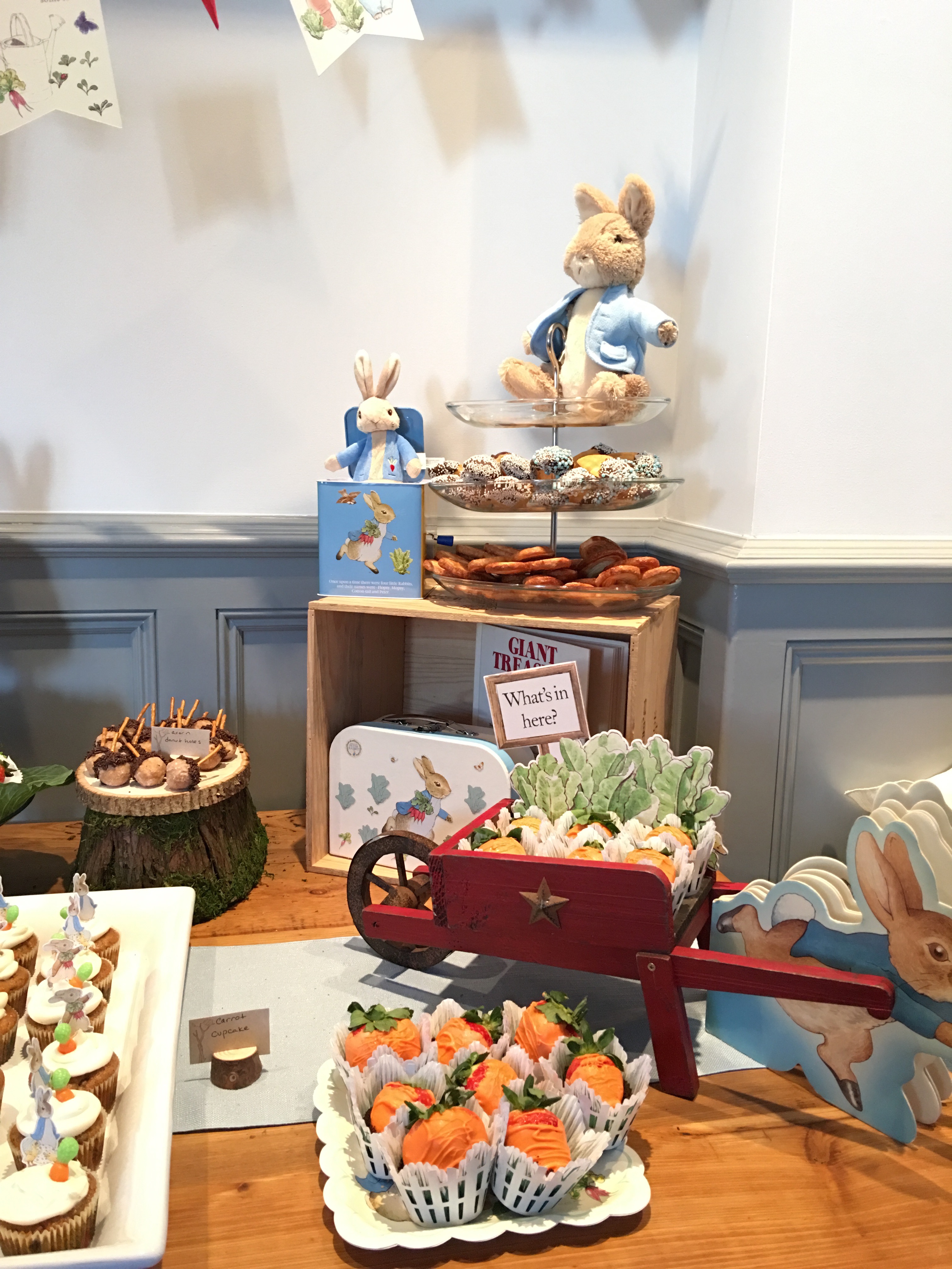 Peter Rabbit Baby Shower Cake