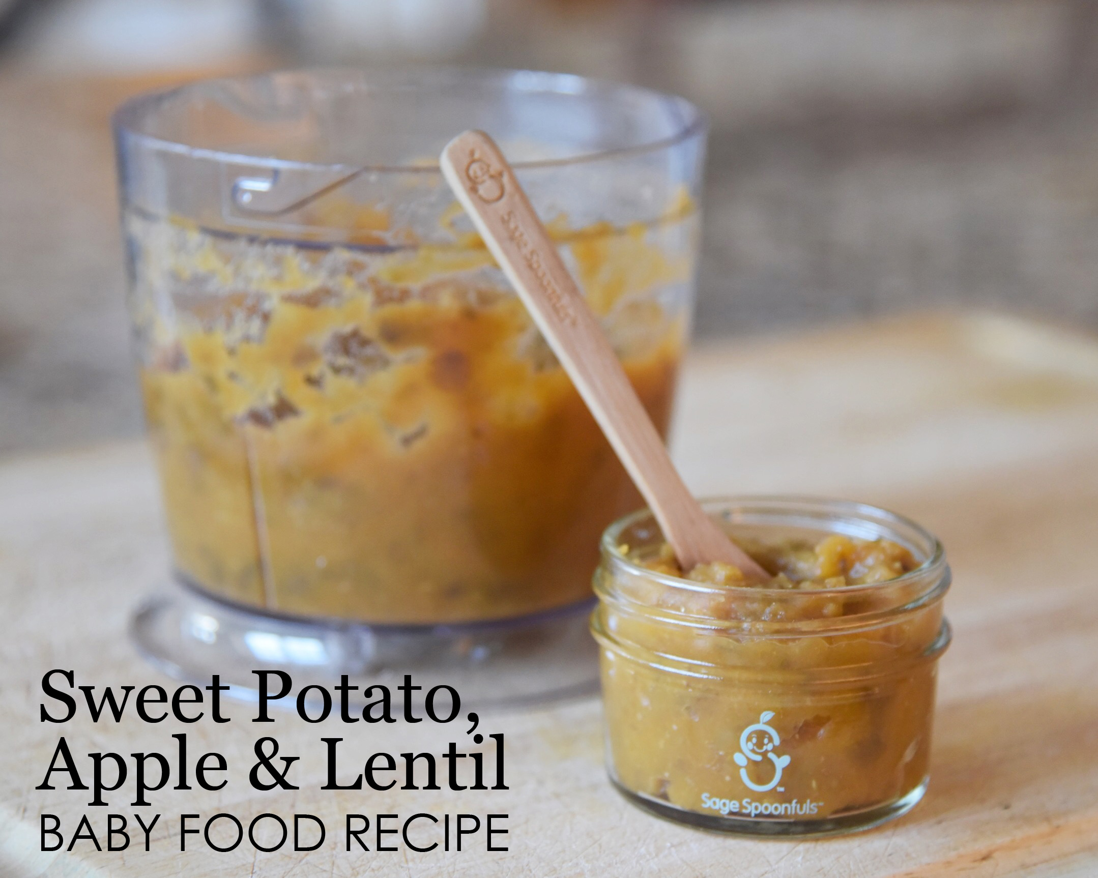 Sweet Potato, Apple and Lentil Baby Food Recipe