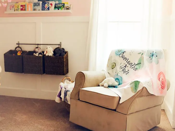 Traditional Pink and White Nursery