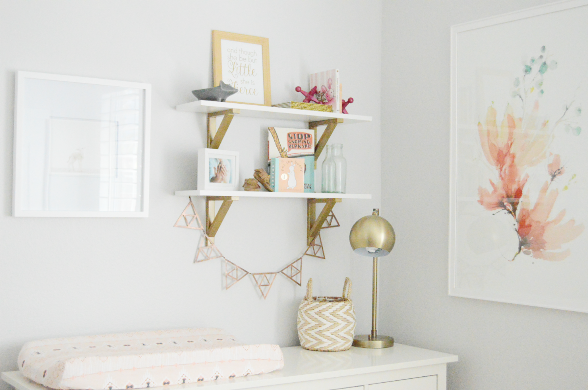 Blush Pink and Gold Nursery
