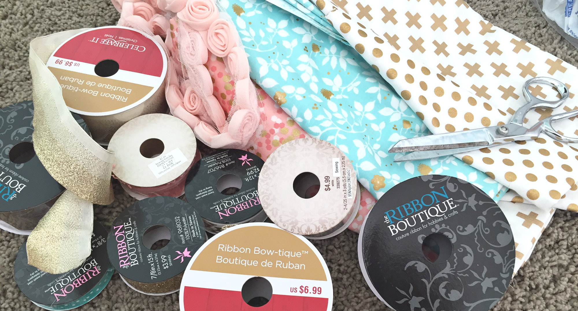 DIY Fabric Garland Supplies