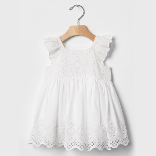 Eyelet Flutter Dress from Gap