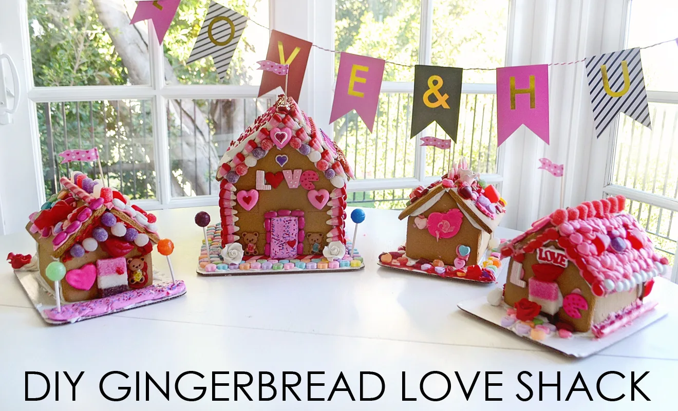 DIY Gingerbread Love Shack