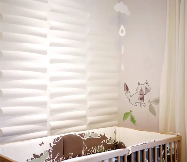 Woodland Nursery with 3D Wall Tiles