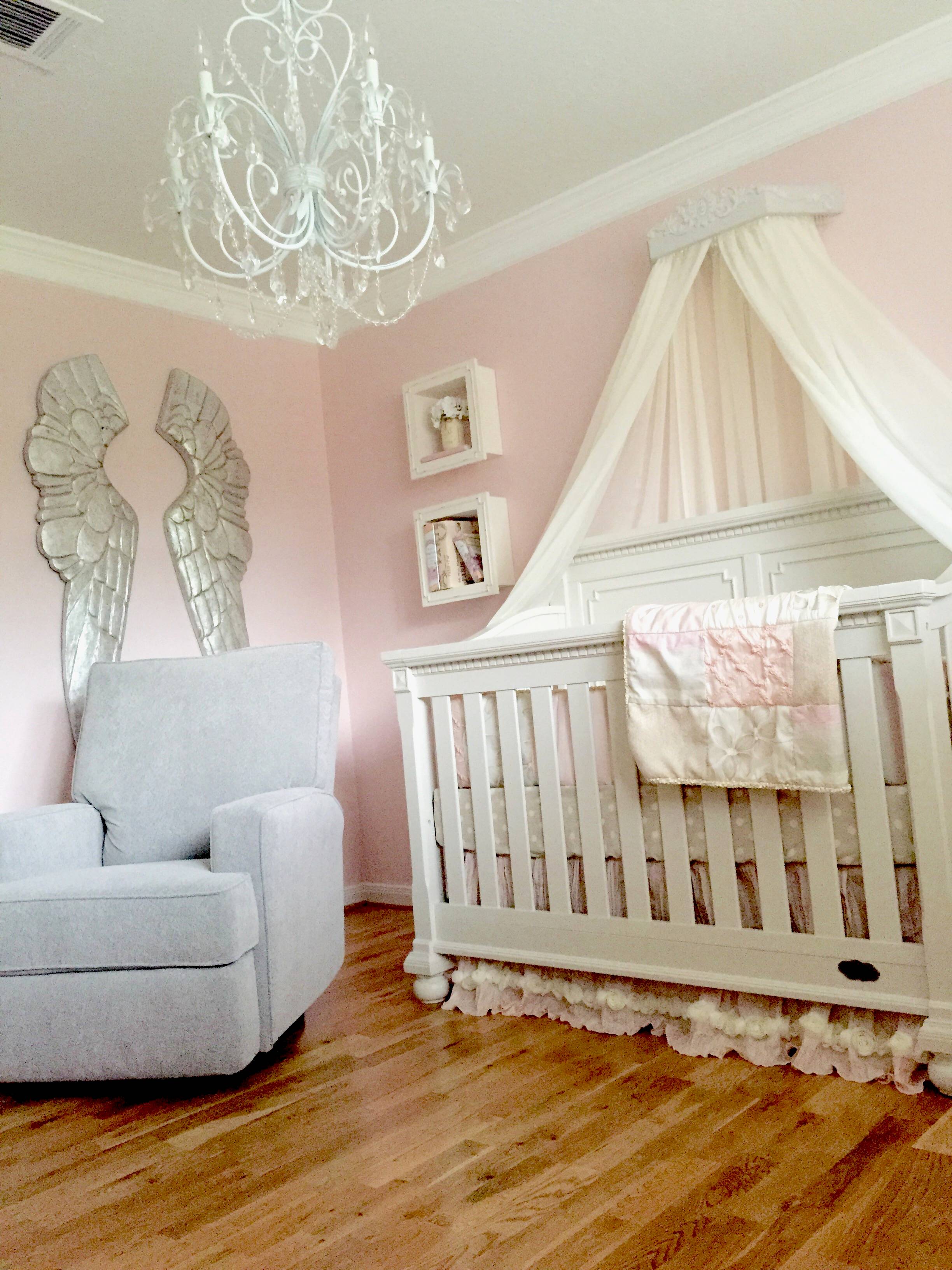 nursery pink princess grey calms soothes projectnursery
