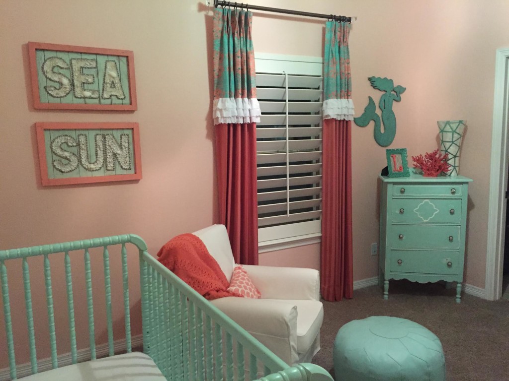 Mermaid Chic Nursery Project Nursery