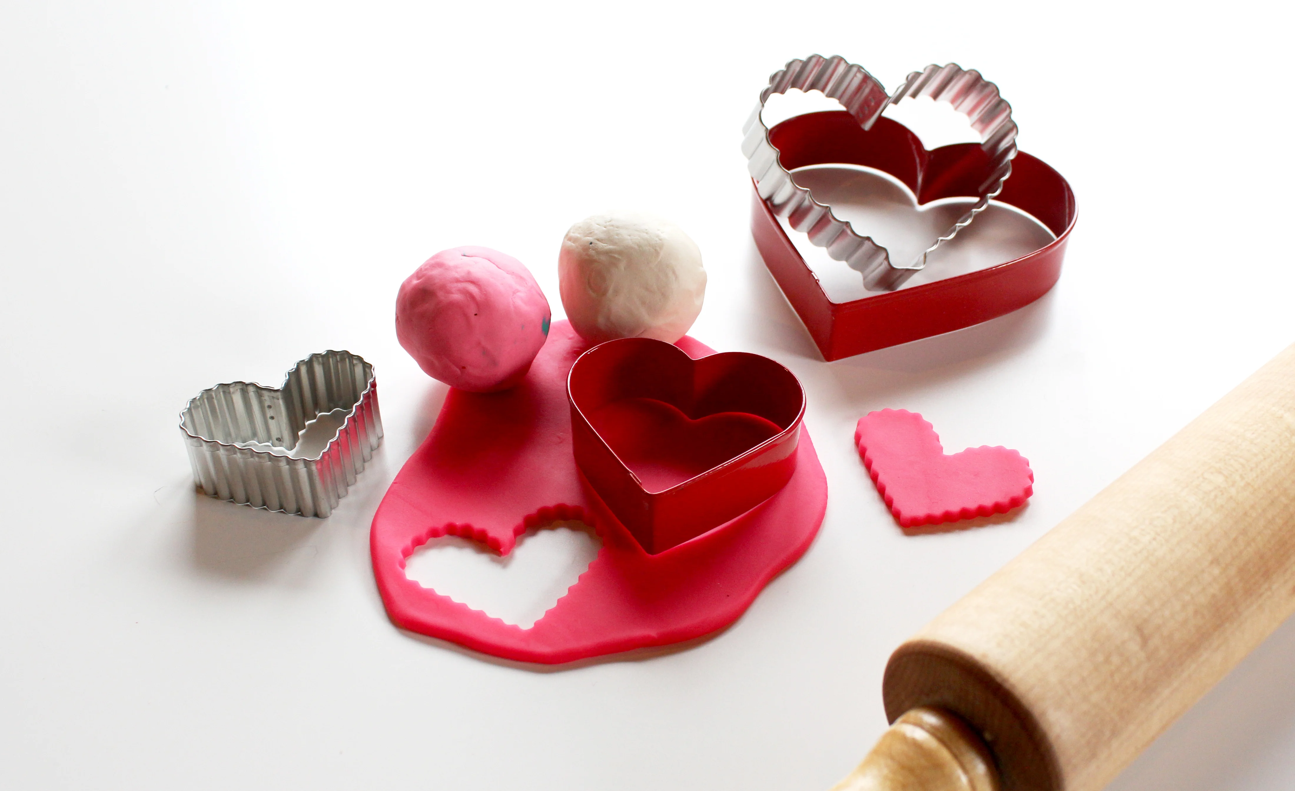 Homemade Playdough for Valentine's Day - Project Nursery
