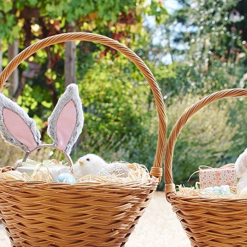 Wicker Easter Basket