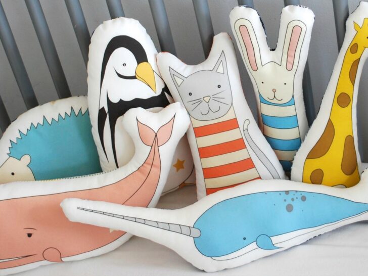 Animal Pillows from Fancy HuLi