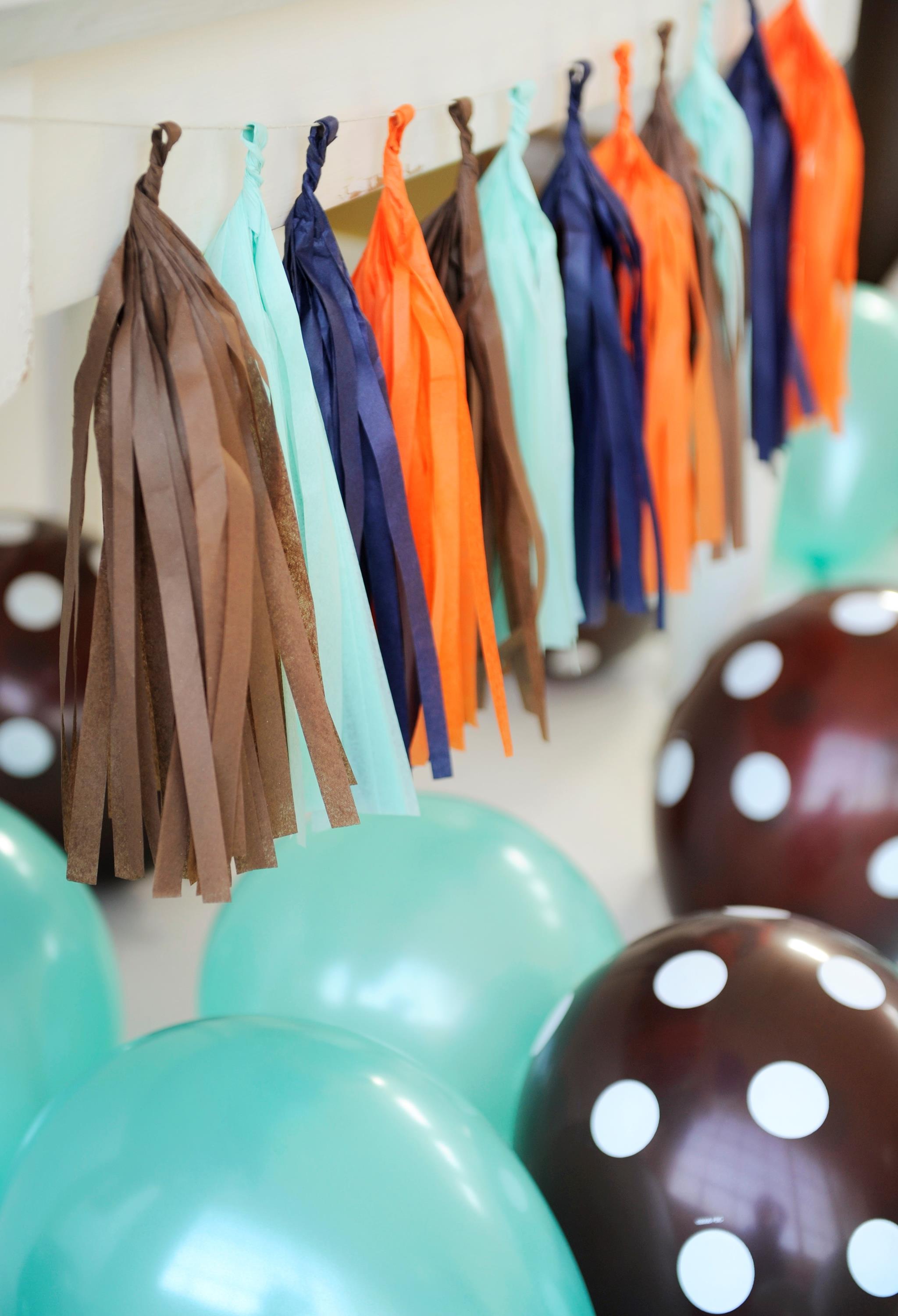 Tissue Paper Garland