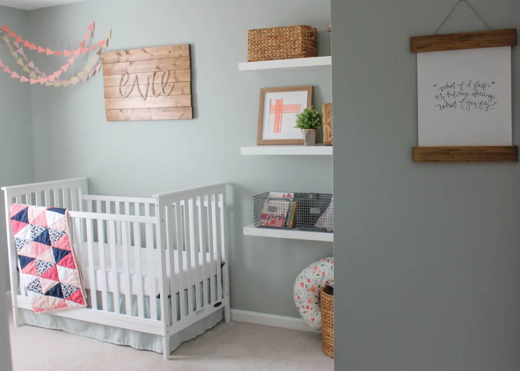 Rustic Glam Gray and Pink Nursery - Project Nursery
