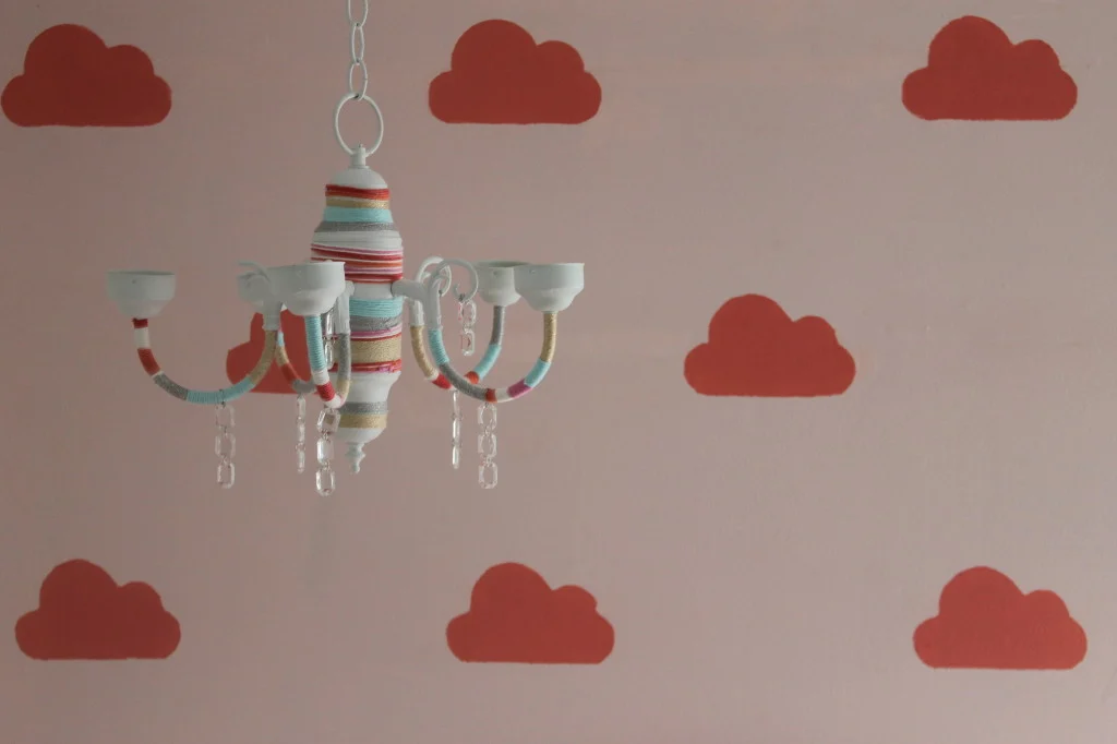 Pink Nursery with Cloud Wall Decals - Project Nursery