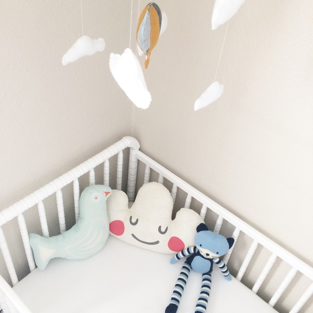 cloud themed nursery accessories