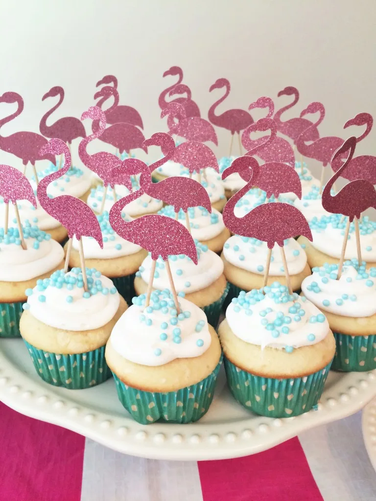 Pink and Blue Flamingo Birthday Party - Project Nursery