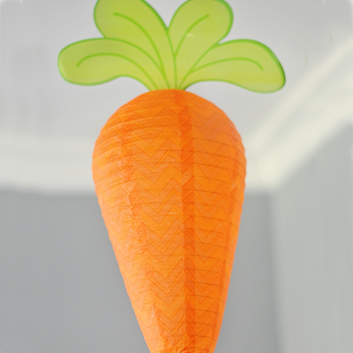 Carrot Paper Lantern