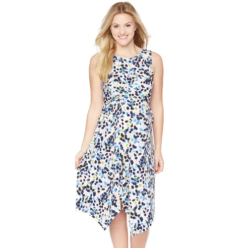 Handkerchief-Hem Maternity Dress from Macy's