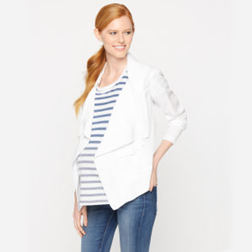 Cotton Woven Maternity Jacket from Destination Maternity