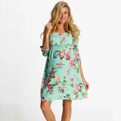 Floral Chiffon Maternity Dress from Pink Blush Maternity