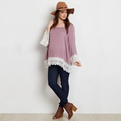 Bell-Sleeve Maternity Top from Pink Blush Maternity