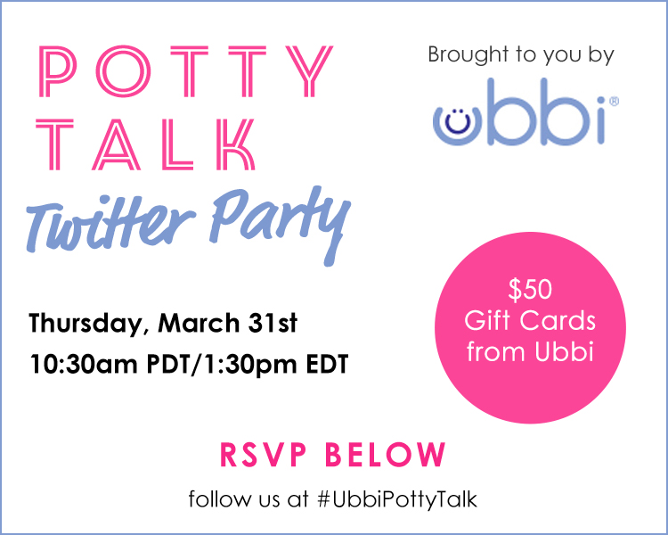 Ubbi #PottyTalk Twitter Party