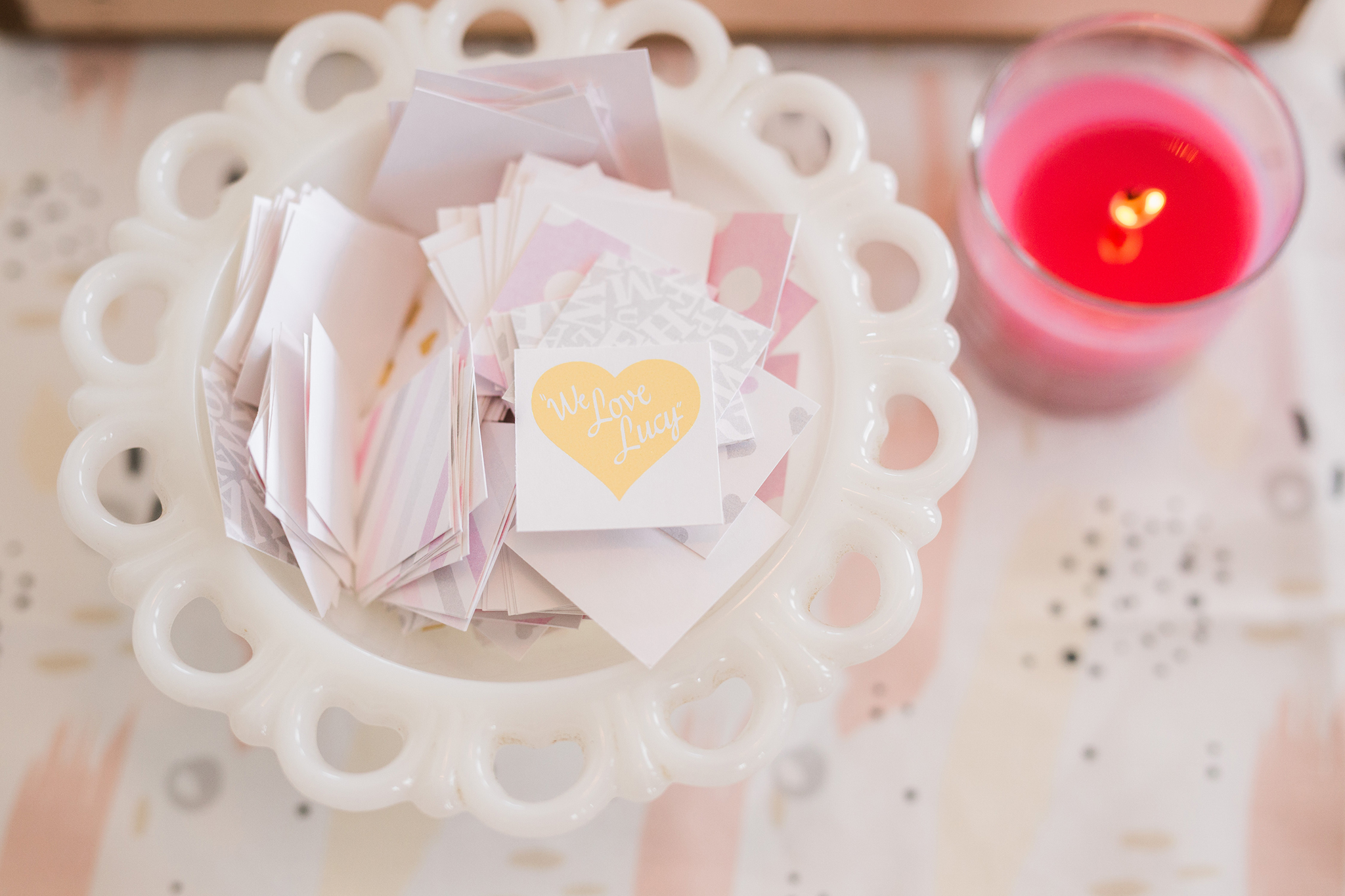 Feminine Pink and Gold Baby Shower