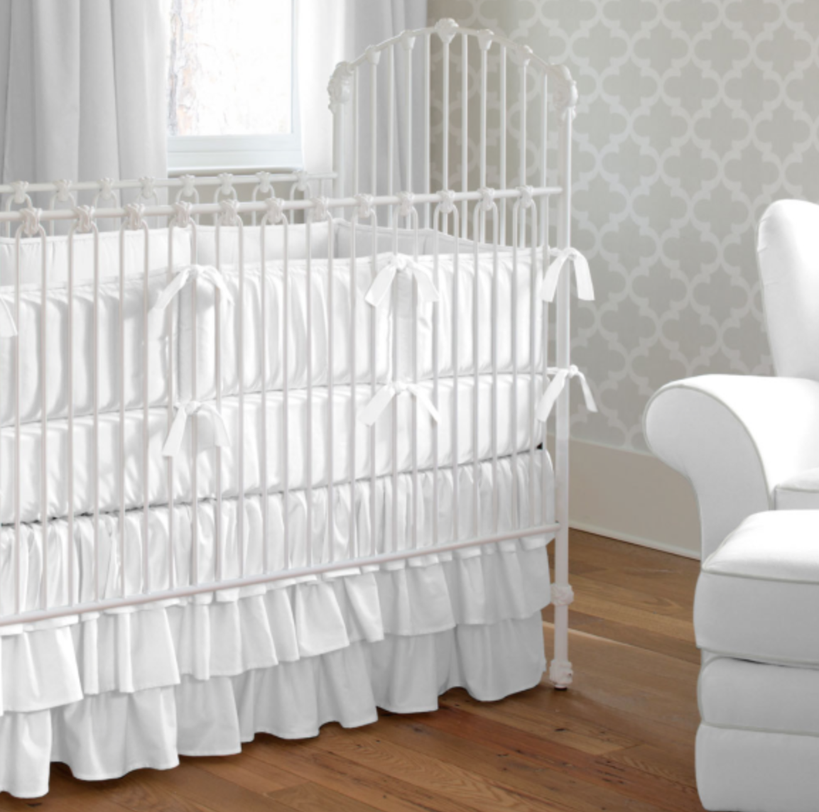 Carousel Designs White Crib Bedding